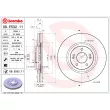 BREMBO 09.E532.11 - Jeu de 2 disques de frein avant