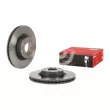 BREMBO 09.E833.11 - Jeu de 2 disques de frein arrière