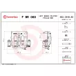 BREMBO F BR 060 - Étrier de frein