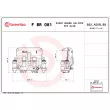 BREMBO F BR 081 - Étrier de frein