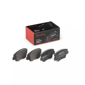 BREMBO P 30 152 - Jeu de 4 plaquettes de frein arrière