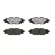 BREMBO P 78 020X - Jeu de 4 plaquettes de frein arrière