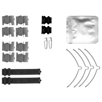 Kit d'accessoires, plaquette de frein à disque MINTEX MBA0169