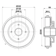 Tambour de frein MINTEX [MBD440]