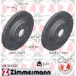 ZIMMERMANN 400.3661.53 - Jeu de 2 disques de frein arrière