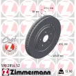 ZIMMERMANN 590.2854.52 - Jeu de 2 disques de frein avant