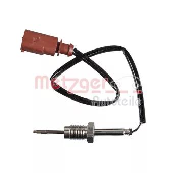 Capteur, température des gaz METZGER 08941066 pour VOLKSWAGEN TRANSPORTER - COMBI 2.0 TDI 4motion - 150cv