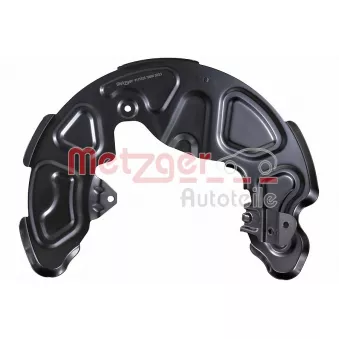 Déflecteur, disque de frein avant droit METZGER 6115528 pour HYUNDAI ACCENT 116 CDI - 163cv