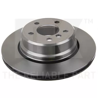 Jeu de 2 disques de frein arrière NK OEM 34216756849