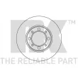NK 201807 - Jeu de 2 disques de frein arrière