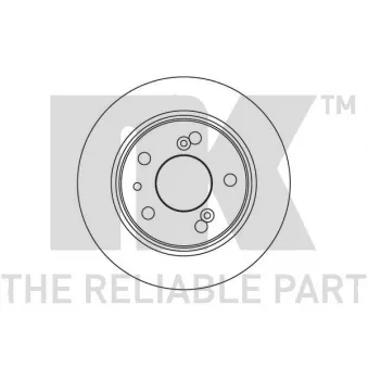 Jeu de 2 disques de frein arrière NK 201910