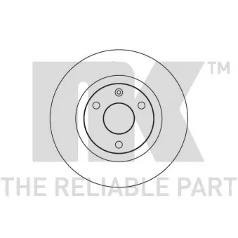 NK 201916 - Jeu de 2 disques de frein avant