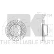 NK 201958 - Jeu de 2 disques de frein avant