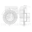 NK 201959 - Jeu de 2 disques de frein avant