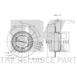 NK 202631 - Jeu de 2 disques de frein arrière