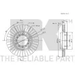 NK 203030 - Jeu de 2 disques de frein avant