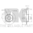 NK 203225 - Jeu de 2 disques de frein avant