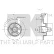 NK 203233 - Jeu de 2 disques de frein arrière
