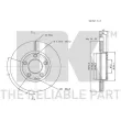 NK 203258 - Jeu de 2 disques de frein avant