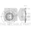 NK 203401 - Jeu de 2 disques de frein avant