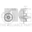 NK 203616 - Jeu de 2 disques de frein arrière