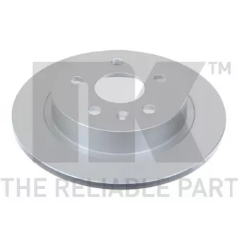 Jeu de 2 disques de frein arrière NK OEM 13501312