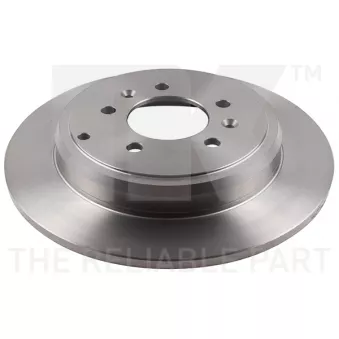 Jeu de 2 disques de frein arrière NK 203717 pour MASERATI QUATTROPORTE 3.0 - 200cv