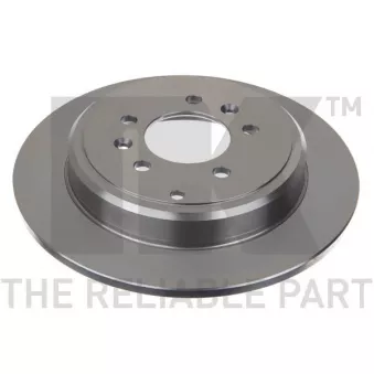 Jeu de 2 disques de frein arrière NK OEM 9640247180