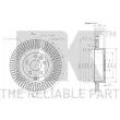 NK 204033 - Jeu de 2 disques de frein arrière