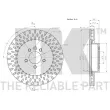 NK 204037 - Jeu de 2 disques de frein avant