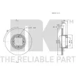 NK 204401 - Jeu de 2 disques de frein avant