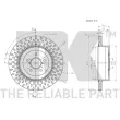 NK 204423 - Jeu de 2 disques de frein arrière