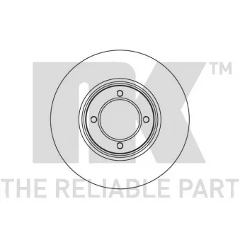 Jeu de 2 disques de frein avant NK 204508