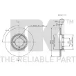 NK 204508 - Jeu de 2 disques de frein avant
