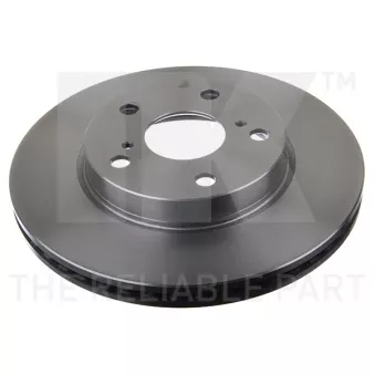 Jeu de 2 disques de frein avant NK 2045121 pour TOYOTA COROLLA 1.6 - 132cv