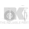 NK 2045138 - Jeu de 2 disques de frein avant