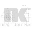 NK 2045144 - Jeu de 2 disques de frein arrière