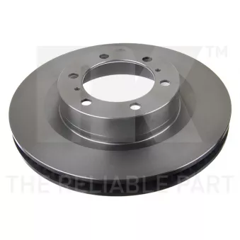 Jeu de 2 disques de frein avant NK OEM 4351260190