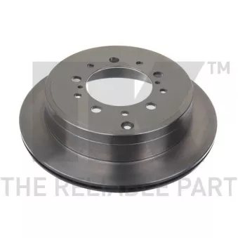 Jeu de 2 disques de frein arrière NK 2045162