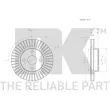 NK 2045163 - Jeu de 2 disques de frein avant