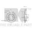 NK 204535 - Jeu de 2 disques de frein avant