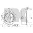 NK 204546 - Jeu de 2 disques de frein arrière