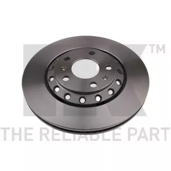 Jeu de 2 disques de frein arrière NK OEM 3D0615601D