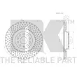 NK 2047141 - Jeu de 2 disques de frein avant