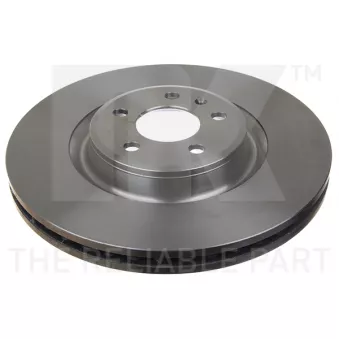 Jeu de 2 disques de frein avant NK OEM 4G0615301