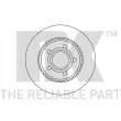 Jeu de 2 disques de frein avant NK [204752]