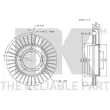 NK 205215 - Jeu de 2 disques de frein avant