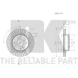 NK 205220 - Jeu de 2 disques de frein avant