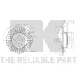 NK 205237 - Jeu de 2 disques de frein avant