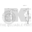 NK 209314 - Jeu de 2 disques de frein avant